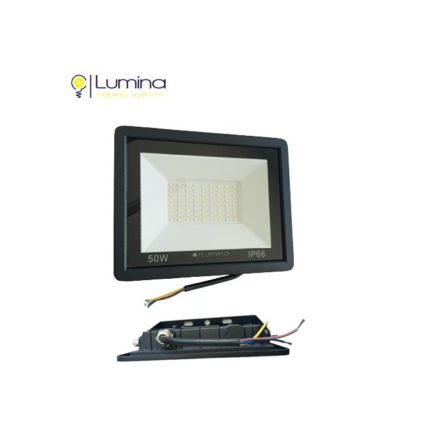 Projecteur LED SLIM SMD 50W noir 155 Lumière blanche 6500k