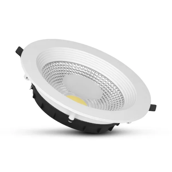 Spot LED Encastrable 15W Rond Down Light COB Lumière Blanche 6500k