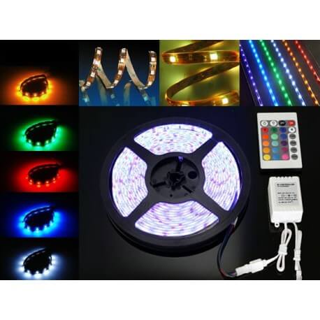 Luminaire Tunisie Achetez vos lampes LED en Tunisie en ligne ruban led  projecteur led spot eclairage rgb brico legrand TunisieKit ruban LED RGB  (multicolore) 5 mètres - Luminaire Tunisie Achetez vos lampes