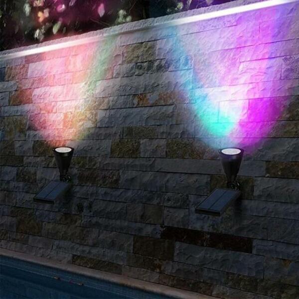 Spot jardin solaire 7 Led multi couleurs YC-6068RGB