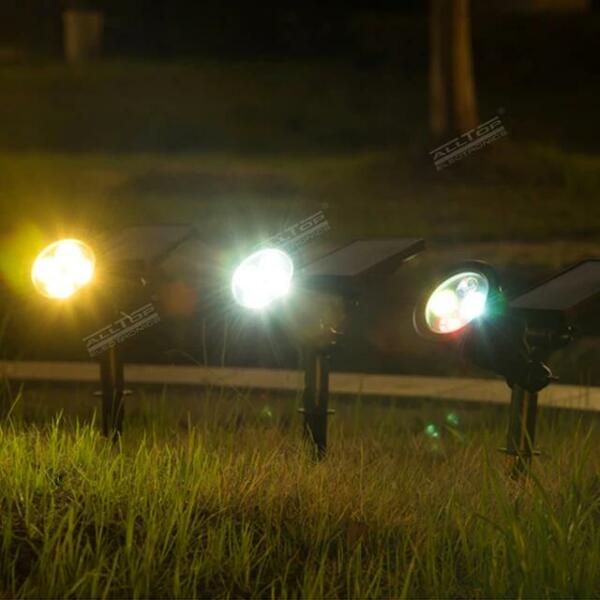 Spot jardin solaire 7 Led 6500k+3000k YC-SW60682C