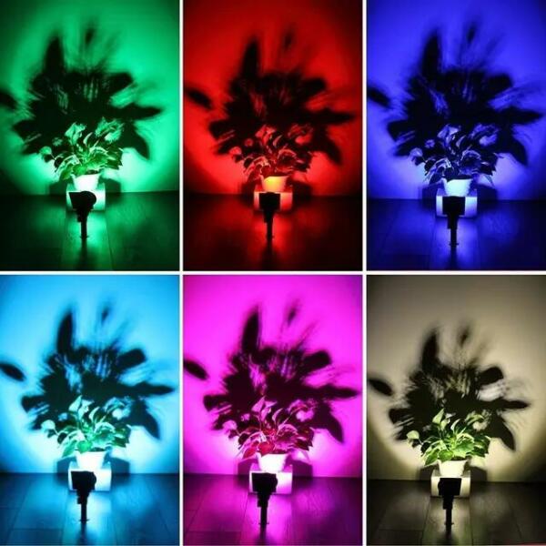 Spot jardin solaire 7 Led multi couleurs YC-6068RGB