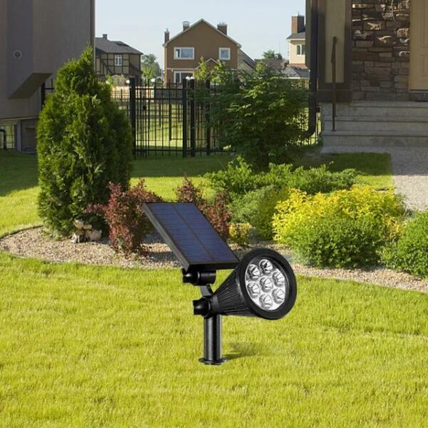 Spot jardin solaire 7 Led 6500k+3000k YC-SW60682C