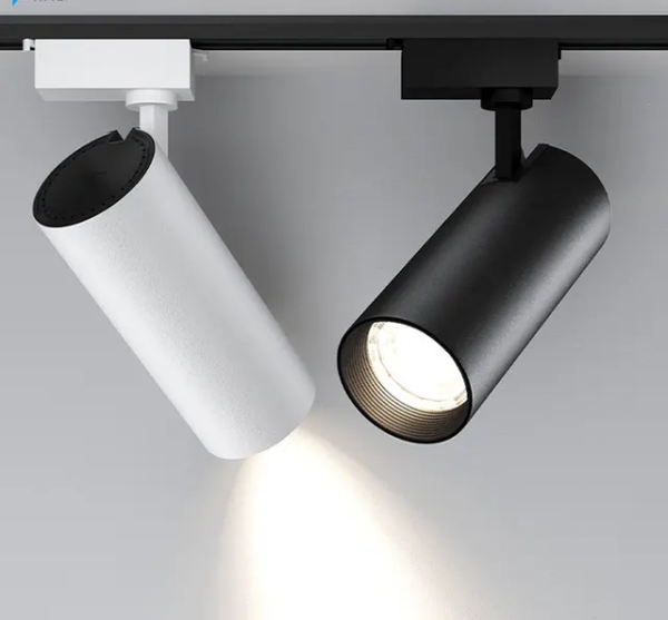 Spot sur rail Gu10 noir Taille Ø55*92mm ZX-LY01-GU10-BK