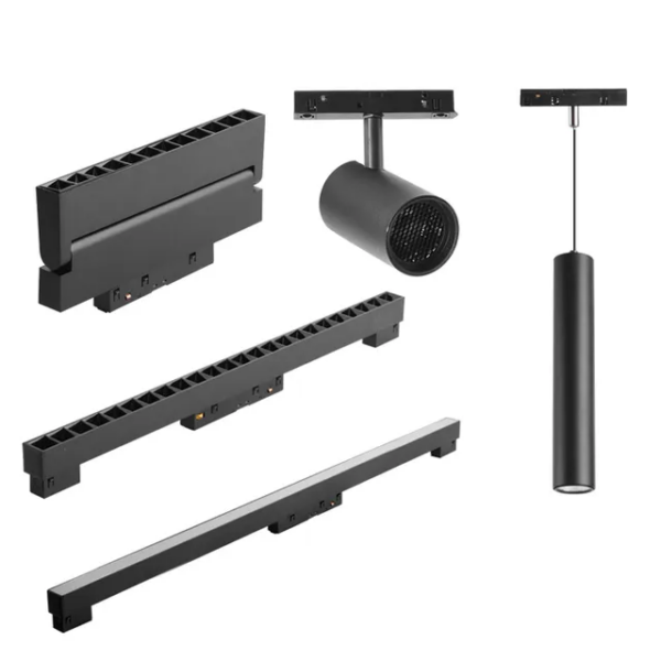 Suspension magnétique 6w noir 4000k 48v L=30cm MAG-SUS-6W