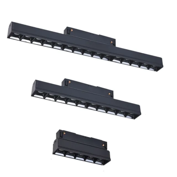Eclairage magnétique COB 12w noir 4000K 48v MAG-COB-12W