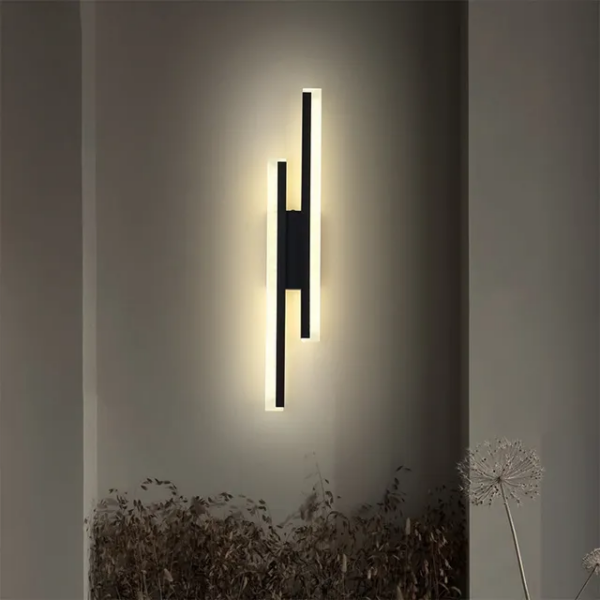 Applique murale Led noir acrylique PH104