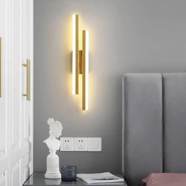 Applique murale Led doré acrylique PH105