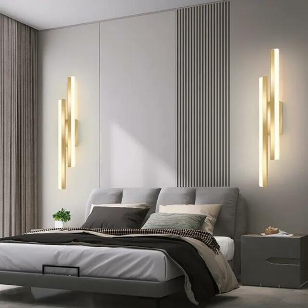 Applique murale Led doré acrylique PH105