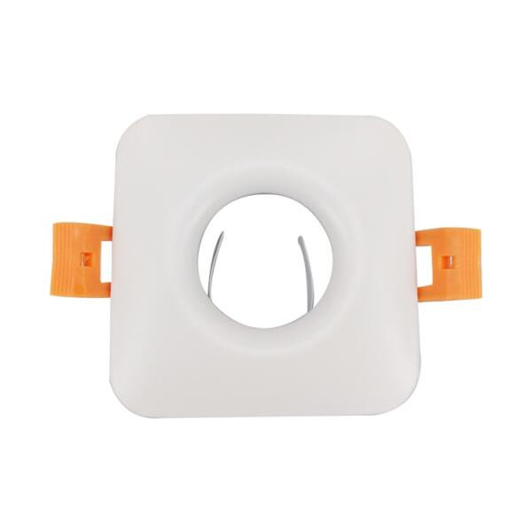 Spot encastrable Aluminium Carré Noir 85mm 632S