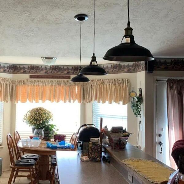 Suspension métallique E27 Ø 30CM GG609