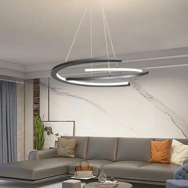Lustre Led moderne simple design anneau diamètre 50cm YA4306