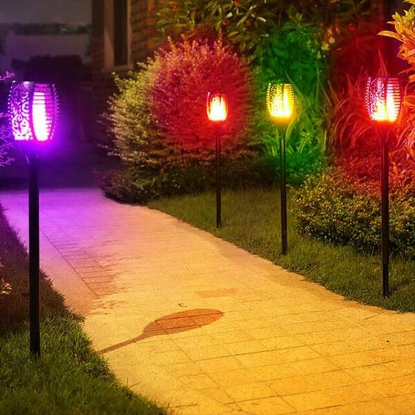 pot jardin solaire 96 Led MULTICOULEURS YC-TL2016RGB