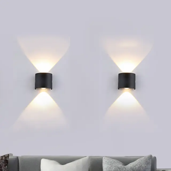 Applique Murale Led 2*1W Aluminium IP65 3000K