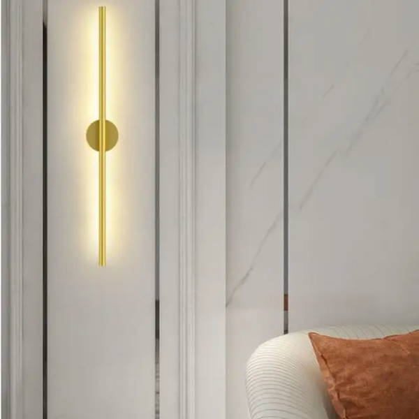 Applique Murale Led Moderne Doré 12W 60cm KQ01G