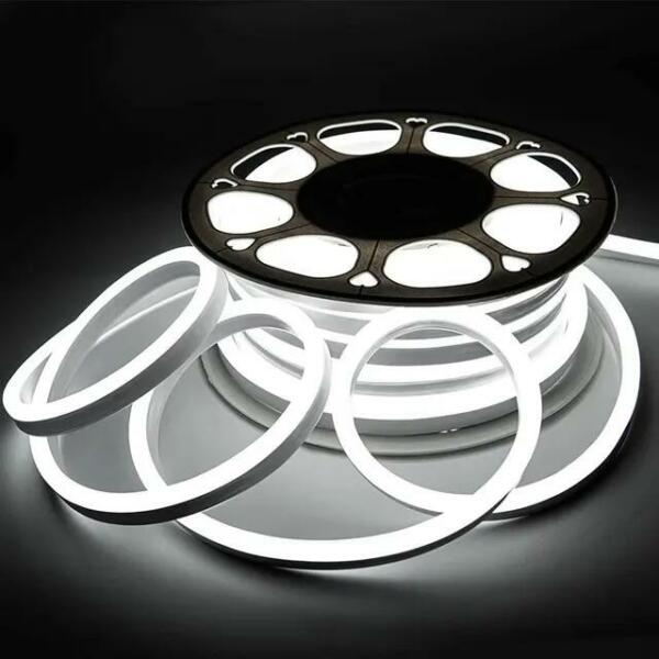 Rouleau tube light guirlande NEON COB 8mm 288D/M Lumière Blanche 50Mètres