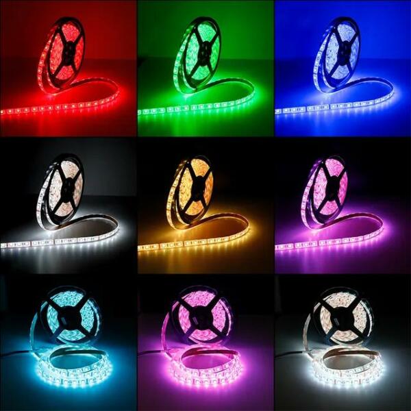 Guirlande tube light 12V RGB MULTI COULEURS 54 LED/M bobine de 5 Mètres Etanche