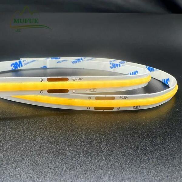 Rouleau tube light guirlande 8mm COB 2835 Adhésif 50 mètre sans fiche couleur naturelle