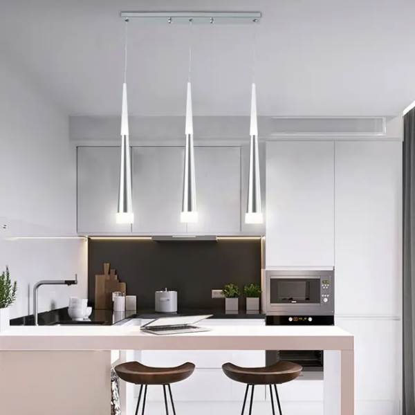 Suspension Led SILVER L=45cm B078-AR