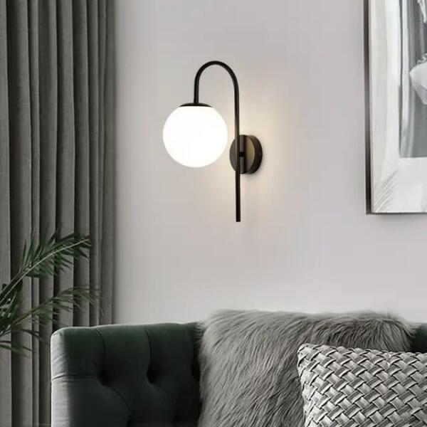 Applique Murale Intérieur E27 noir BD710