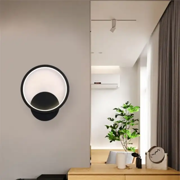 Applique murale Led moderne noir LPH407B