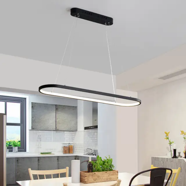 Lustre LED Linéaire Décoratif 100cm KX047BK
