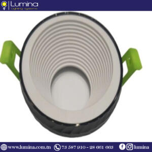 Spot encastrable Aluminium rond Blanc & Noir ∅ 90mm RT11-02