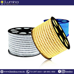 Rouleau tube light guirlande 7mm/8mm 2835 1 Ligne 100 mètre couleur jaune