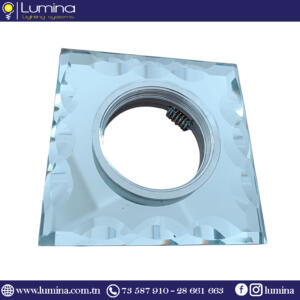 Spot encastrable GLASS Carré 95mm BNC13-5