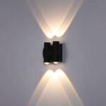 Applique murale LED design noir double faisceau IP65 - 4