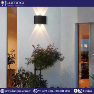 Applique Murale Led 4*1W Aluminium IP65 3000K