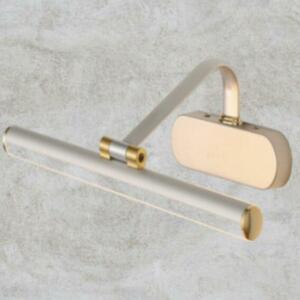 Applique salle de bain LED argent 60cm design moderne