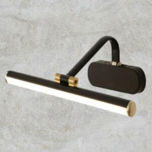 Applique salle de bain LED noir 60cm avec 3 couleurs de lumière