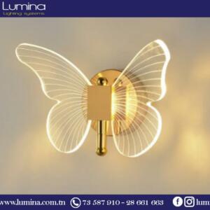 Applique led gold design luxueux pour mur intérieur