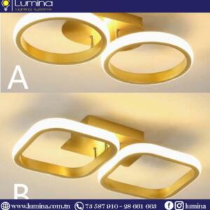 Applique plafonnier led gold