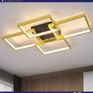 Lustre led moderne suspendu design 80x56cm