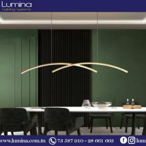Lustre LED 90cm modèle JH9402 au style moderne