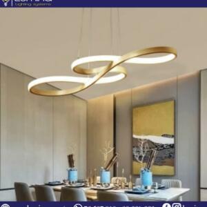 Lustre LED 60 cm 3 couleurs KX014-G