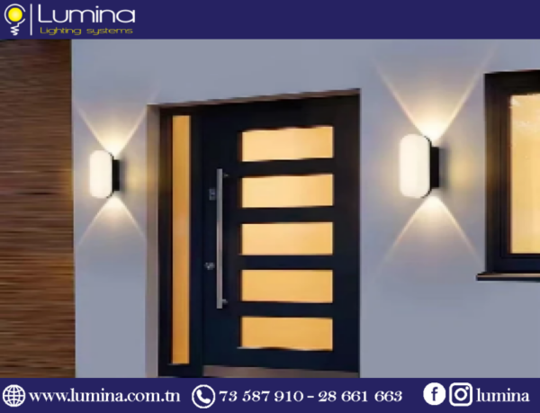 Applique murale LED extérieur double faisceau IP65