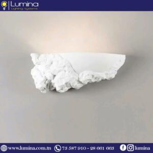 Applique murale en plâtre ROCHER peintable pour intérieur