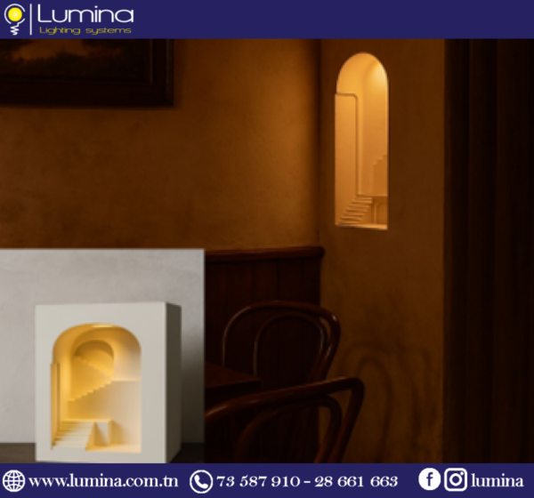 PL-A06-270MM Applique murale en plâtre NICHEA compatible Spot niche