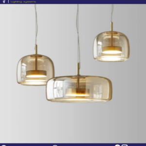 Suspension design E27 W1157 élégante pour intérieur