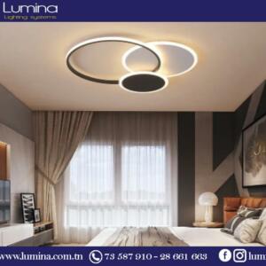 Lustre led 50cm moderne avec éclairage variable