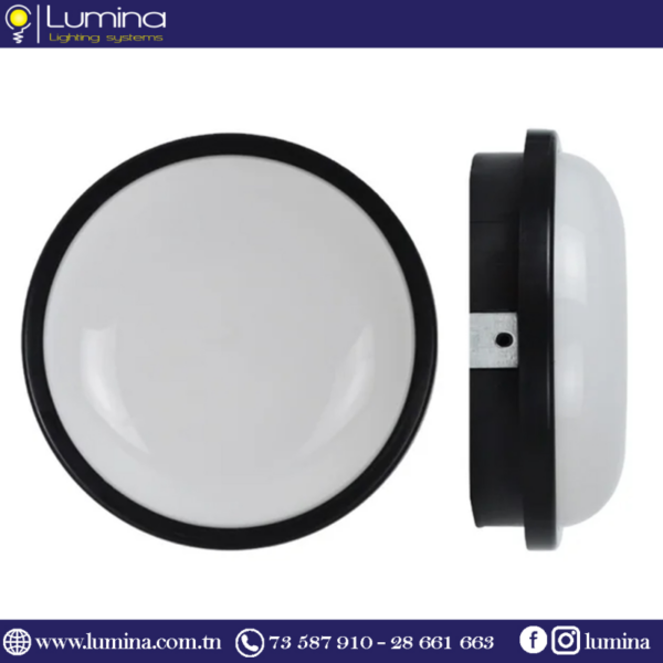 Applique murale led ronde ip65 24w pour éclairage extérieur - 1