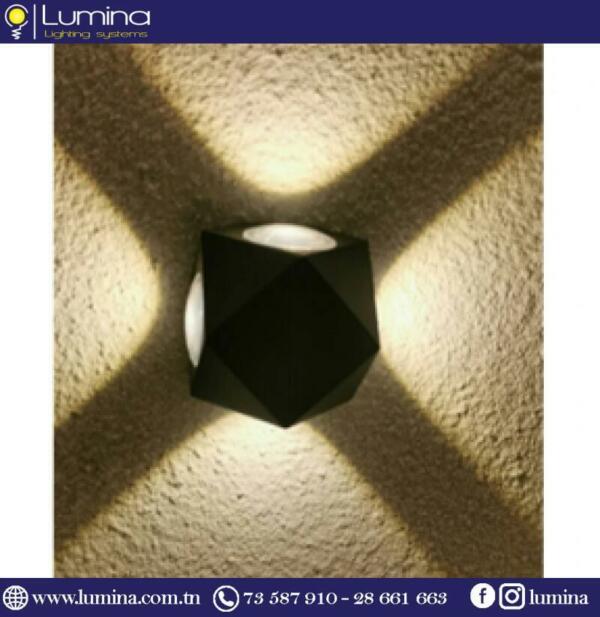Applique murale led faisceau luminaire extérieur ip65
