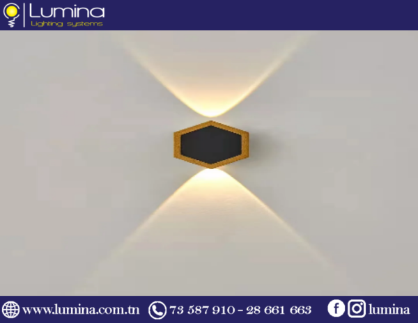 MK-FC-2 Applique murale LED IP65 blanc chaud design compact