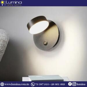 Applique murale moderne LED noire design AW317 - 1