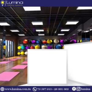 Dalle carre led 48W pour installation en saillie au plafond - 1