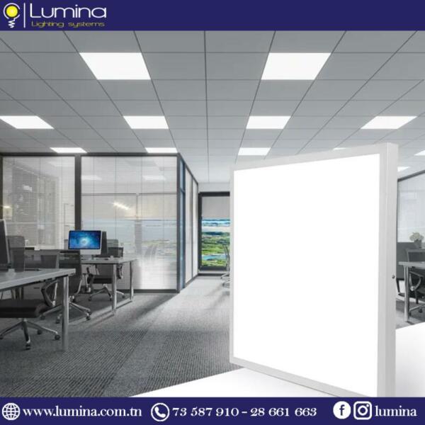 Dalle LED encastrable 48W de format 60x60cm - 1