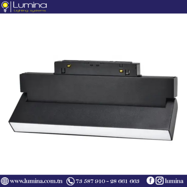 Éclairage magnétique Folder noir 12W 48V - 1